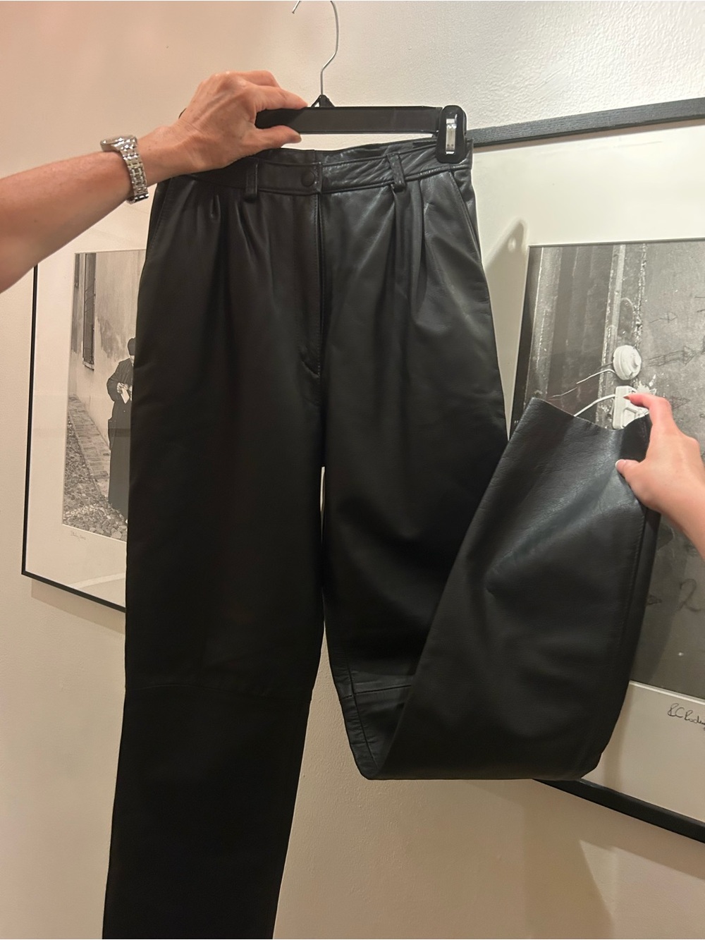 Womens Leather Trousers